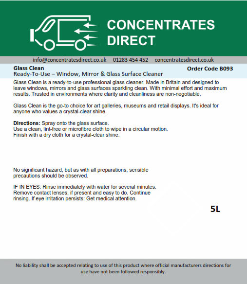 Glass Clean – Best Window & Glass Cleaner Ready-To-Use