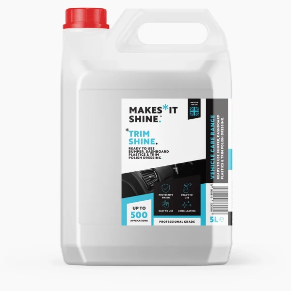 Trim Shine - Ready To Use Bumpers Dashboard Plastics & Trim Polish Dressing